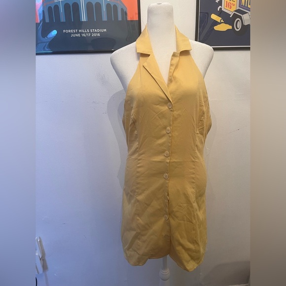 SNDYS. Revolve Dress in Butter Large NWT - Picture 4 of 6